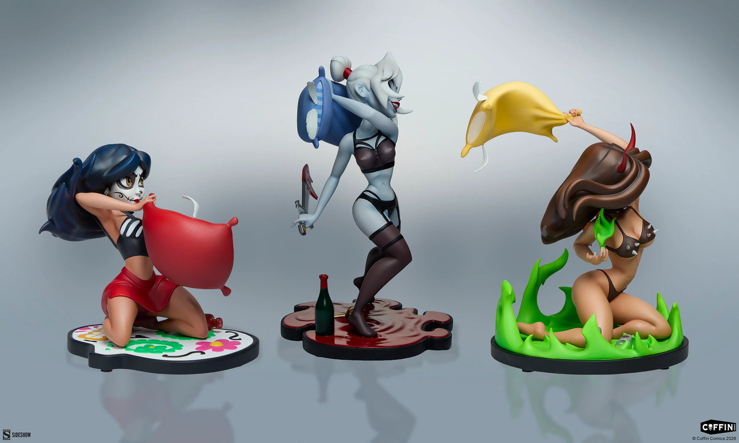 Sideshow Collectibles - Lady Death, Hellwitch and La Muerta