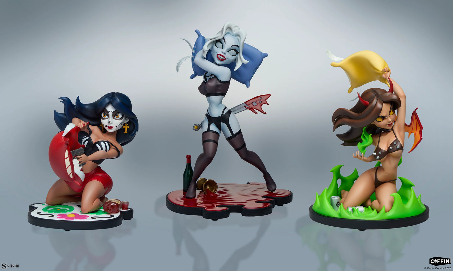 Sideshow Collectibles - Lady Death, Hellwitch and La Muerta
