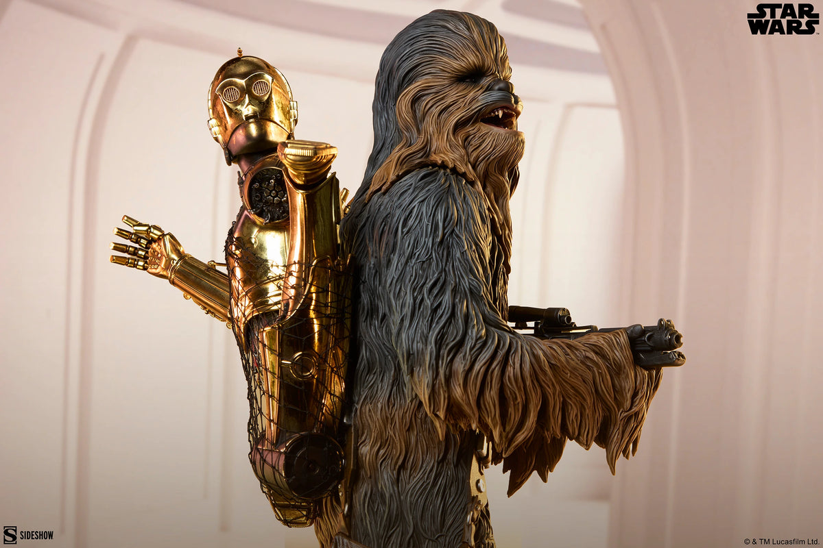 Sideshow Collectibles - Chewbacca and C-3PO