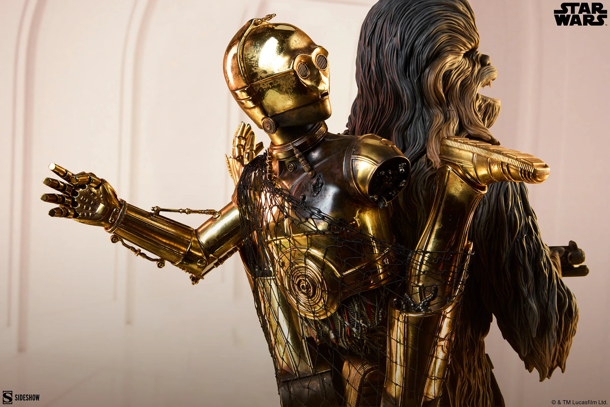 Sideshow Collectibles - Chewbacca and C-3PO