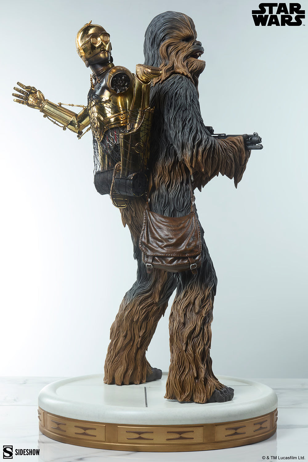 Sideshow Collectibles - Chewbacca and C-3PO