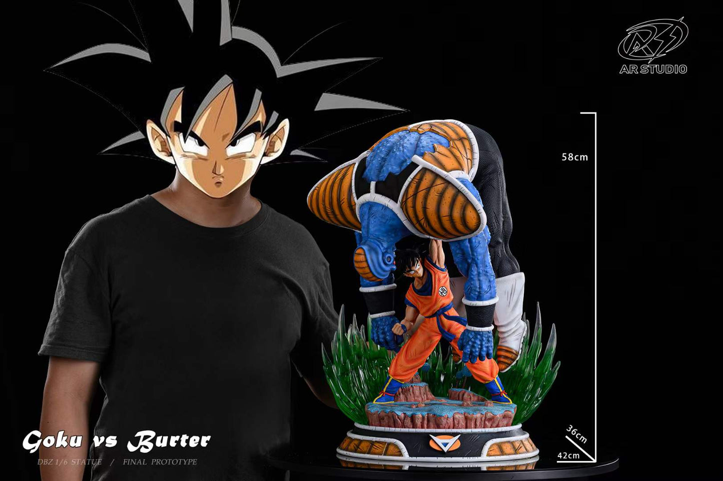 AR - Goku vs Burter StatueCorp