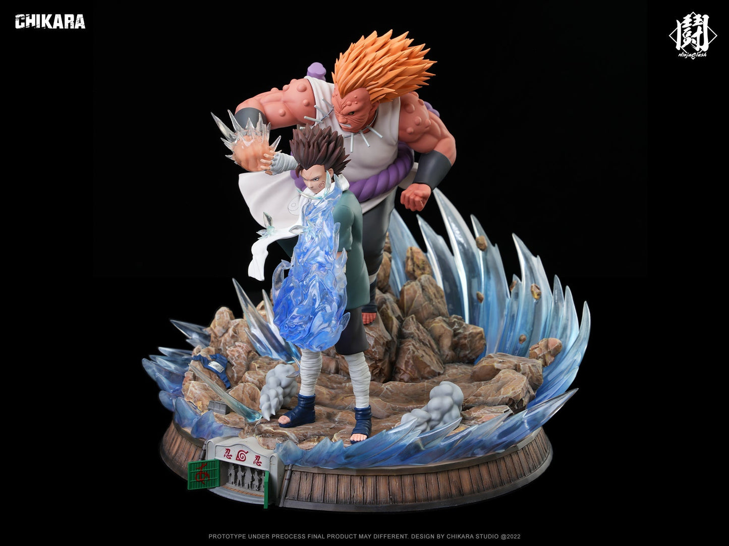 Chikara - Choji vs Jirobo StatueCorp
