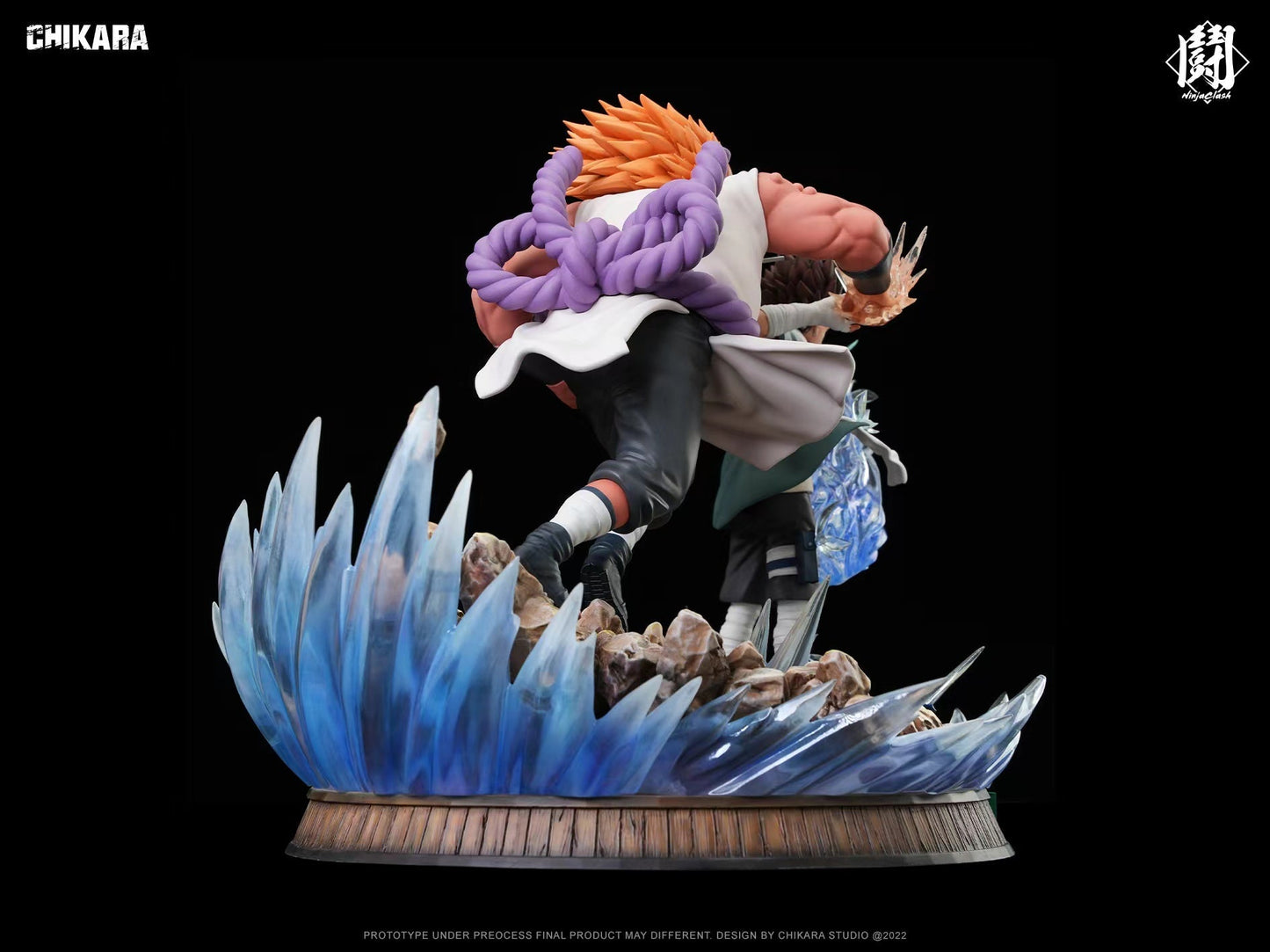 Chikara - Choji vs Jirobo StatueCorp