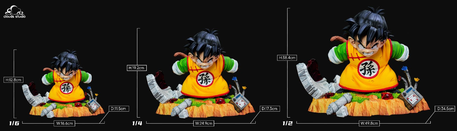 DRAGON BALL - Clouds studio Son Gohan Resin Statue - bevoih