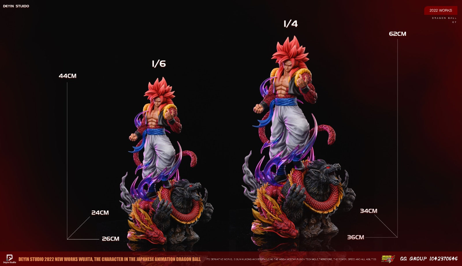 Deyin - SSJ4 Gogeta StatueCorp