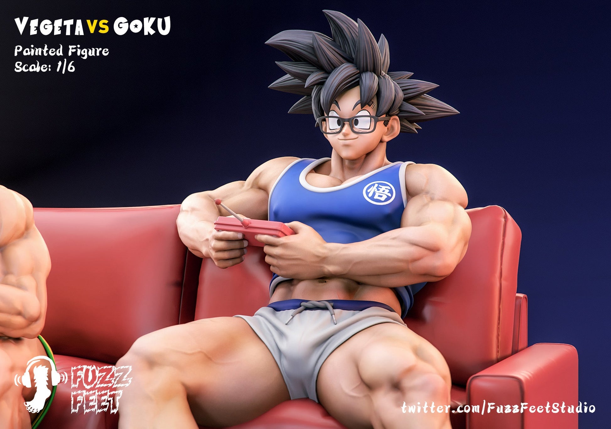 Fuzzfeet - Goku and Vegeta StatueCorp