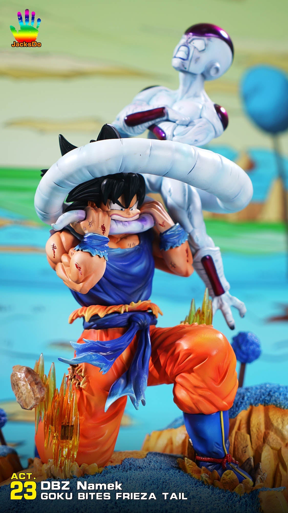 JacksDo - Goku bites Frieza StatueCorp