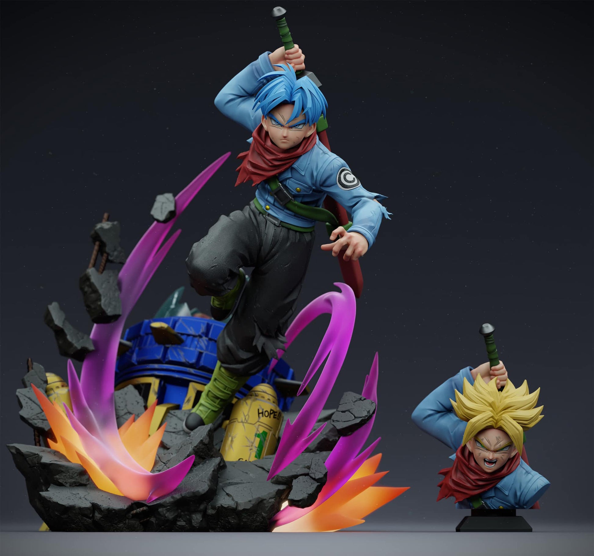 Player 1 - Trunks StatueCorp