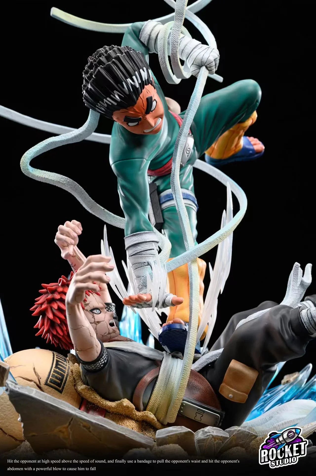 Rocket Rock Lee vs Gaara StatueCorp