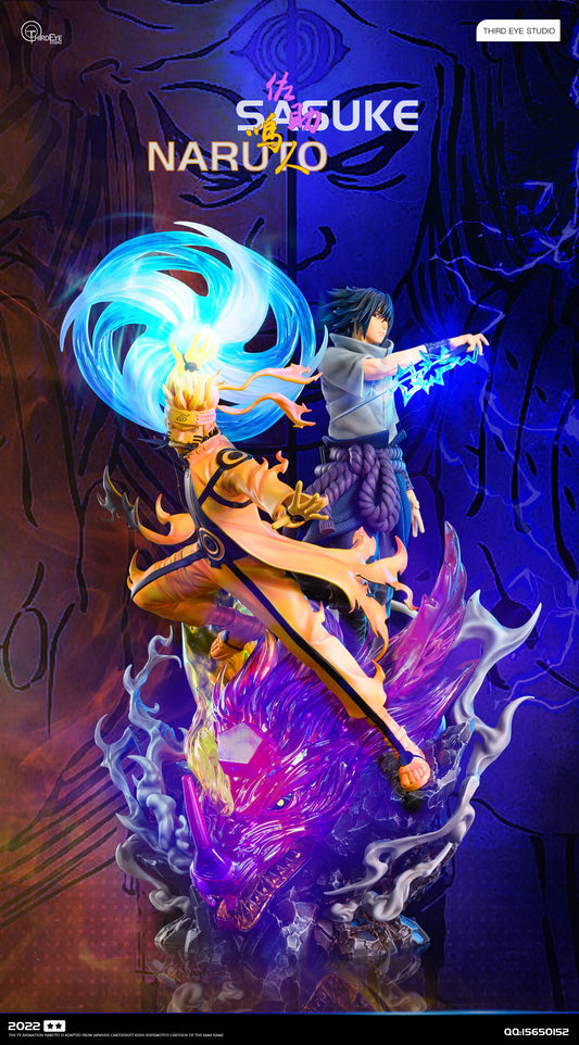 Third Eye - Naruto and Sasuke StatueCorp